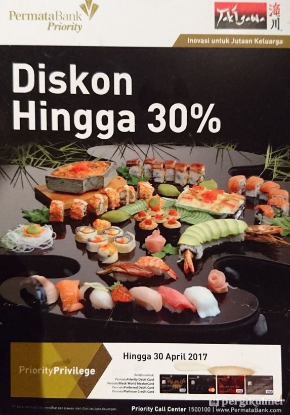 30 Kartu Kredit Debet Permata Bank Promo Dan Diskon Di Takigawa Senayan