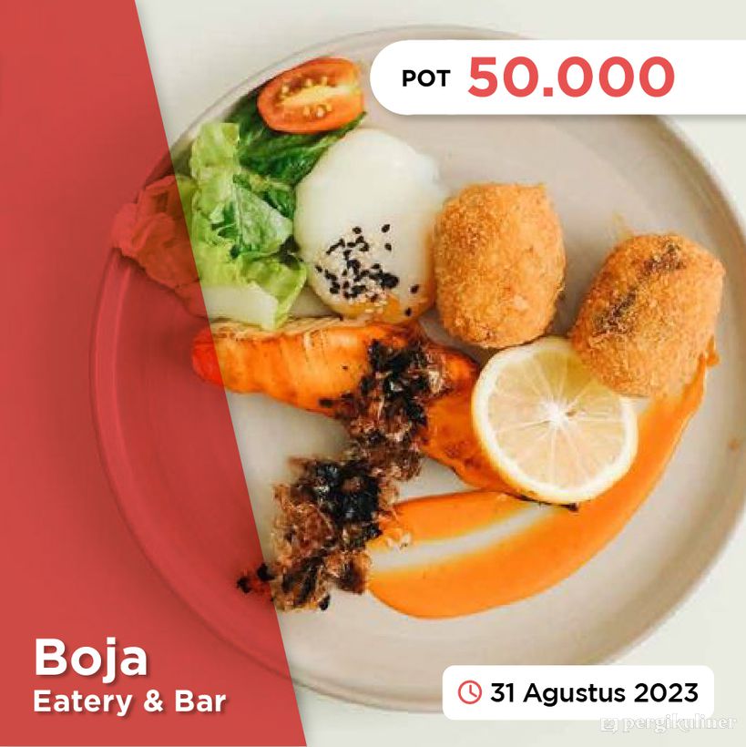 KUPON dari PergiKuliner di Boja Eatery & Bar