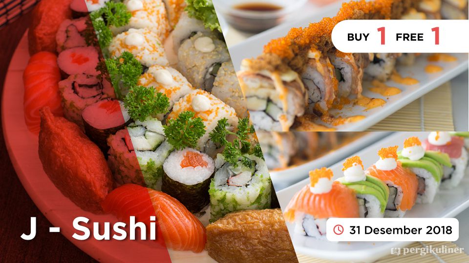 KUPON dari PergiKuliner di J Sushi