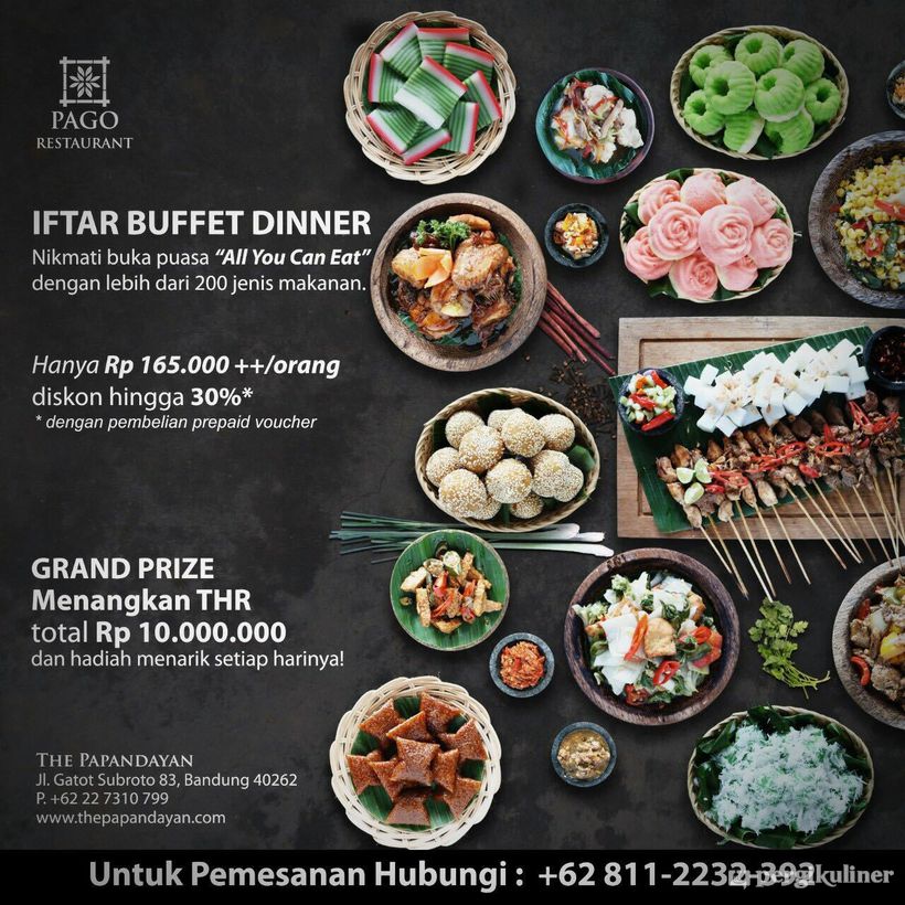 Paket Ramadhan di Pago Restaurant - The Papandayan Hotel
