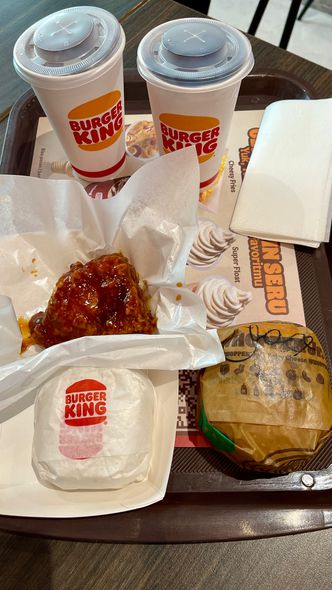 Foto Makanan di Burger King