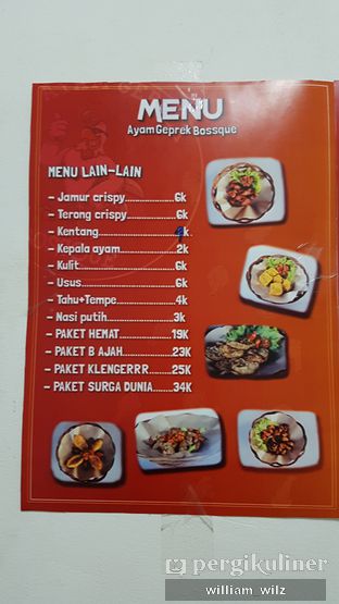 Foto 4 - Menu di Ayam Geprek Bossque oleh William Wilz