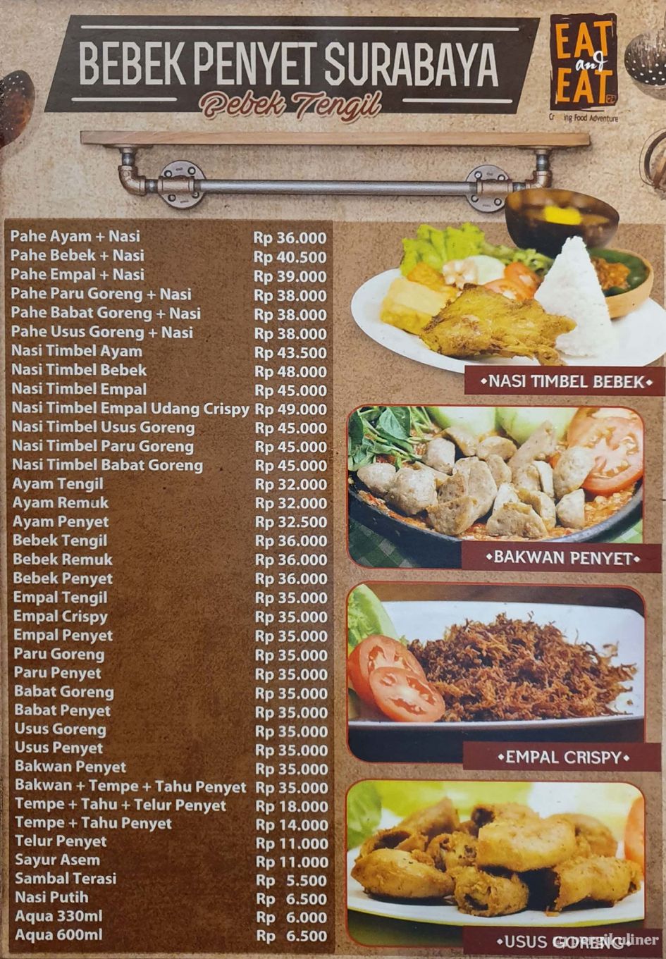 Selalu Diperbarui Menu Bebek Tengil Kuningan