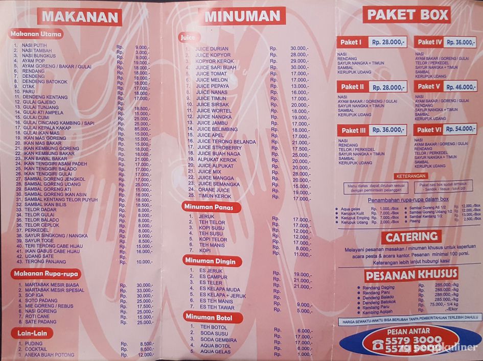 Selalu Diperbarui Menu Restoran Sederhana Sa Karawaci Tangerang