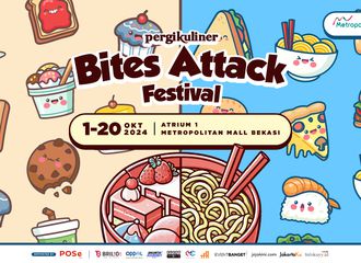 Nikmati Satu Gigitan di PergiKuliner Festival Bites Attack - Metropolitan Mall