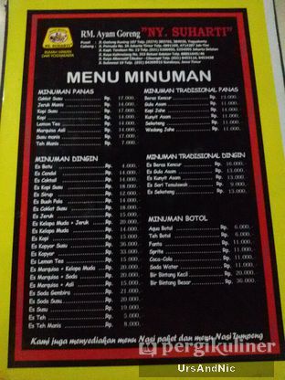 Ayam Goreng Suharti Mampang Lengkap Menu Terbaru Jam Buka No Telepon Alamat Dengan Peta
