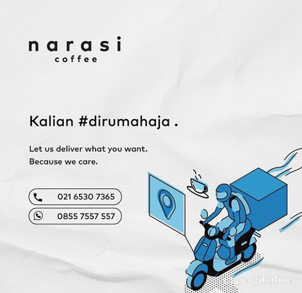 #dukungresto #kompilasi #bebasongkir di Narasi Coffee