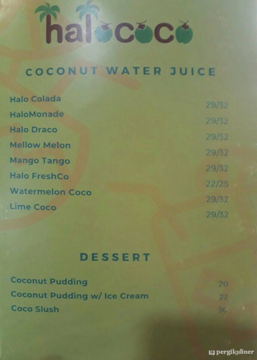 Selalu diperbarui! Menu Halococo, Sunter(03)