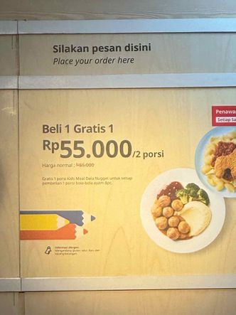 Foto Makanan di IKEA Alam Sutera