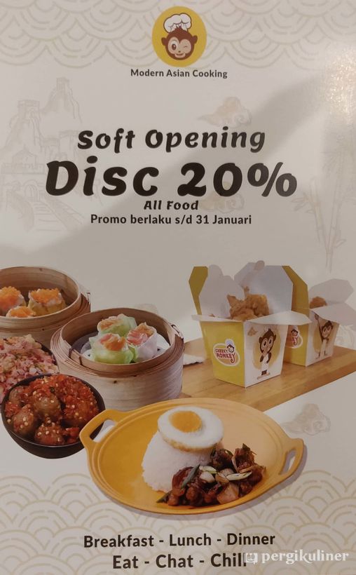 Soft Opening Promo di Cheeky Monkey