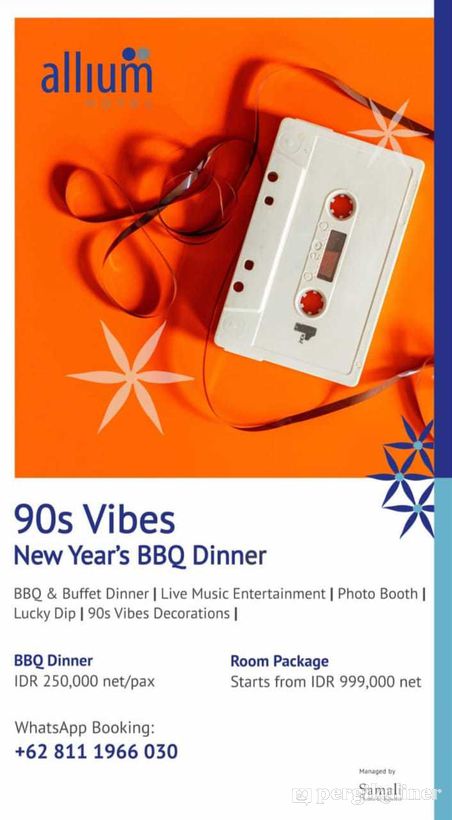 New Year's Buffet di Paris-Lyon Cafe - Allium Hotel