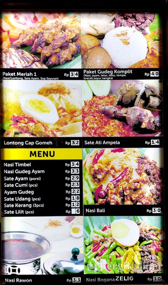 Foto Menu di Depot Tegal