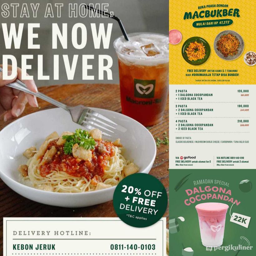 Dukungresto Kompilasi Bebasongkir Promo Dan Diskon Di Macroni Tei Coffee Kebon Jeruk