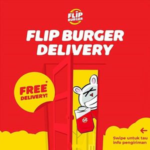 #dukungresto #kompilasi #bebasongkir di Flip Burger