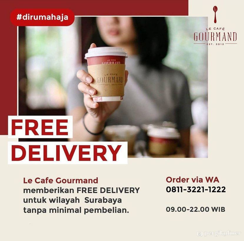 #dukungresto #kompilasi #bebasongkir di Le Cafe Gourmand