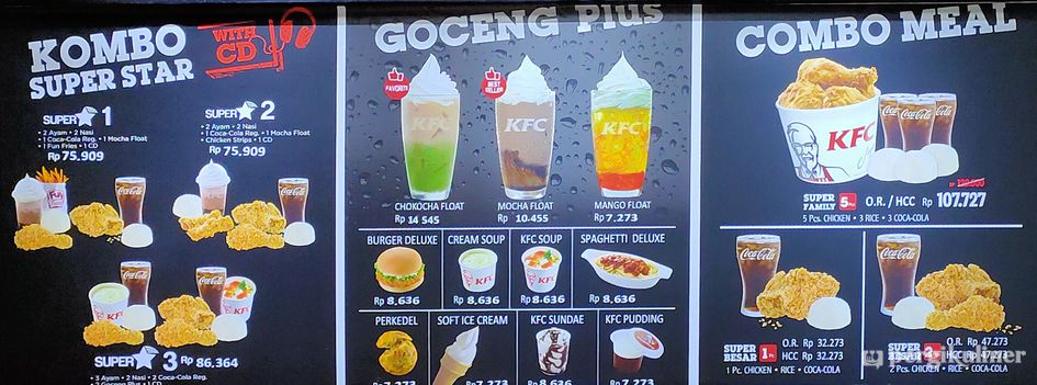 Selalu Diperbarui Menu Kfc Wonokromo Surabaya