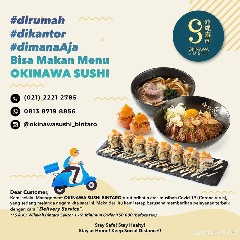 #dukungresto #kompilasi #bebasongkir di Okinawa Sushi