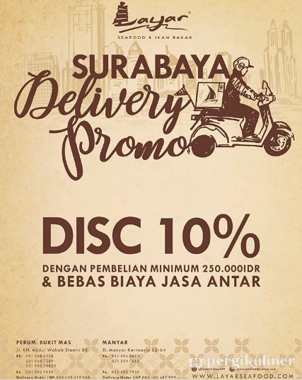 #dukungresto #kompilasi #bebasongkir di Layar Seafood