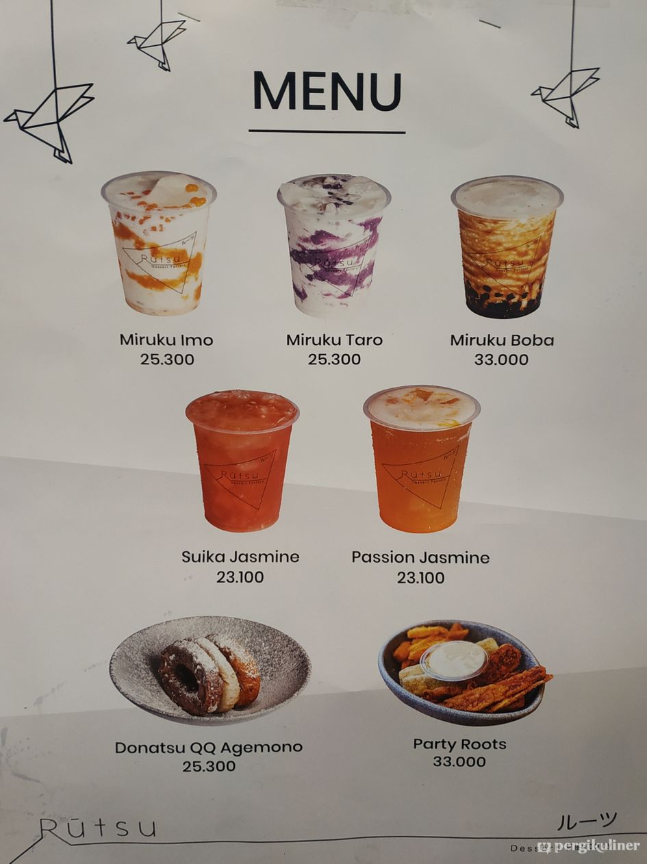 Selalu diperbarui! Menu RUTSU Dessert Factory, Thamrin