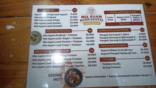 Foto review Mie Ayam Kuah Kental Akhir Pekan x Sate Maranggi Mas Kulin oleh yusuf stefanus 3