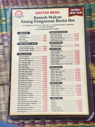 Foto 10 - Menu di RM Saung Pangasoan Restu Ibu oleh Putri 