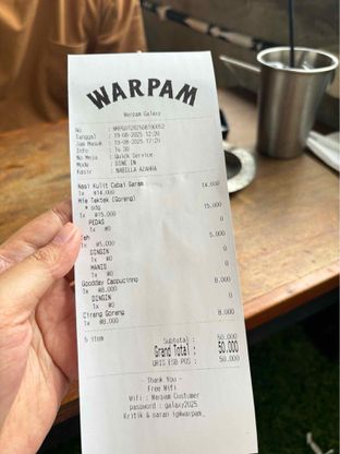 Foto review WARPAM - Warkop Pancong Mie oleh Cyntia // IG: @cyntiahbsr 8