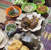 Foto Sambal Goang, Tumis Kangkung, Tumis Toge di RM Saung Pangasoan Restu Ibu