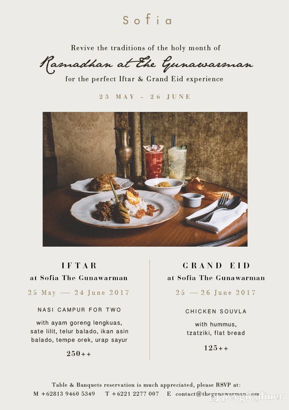 Promo Grand EID di Sofia at The Gunawarman