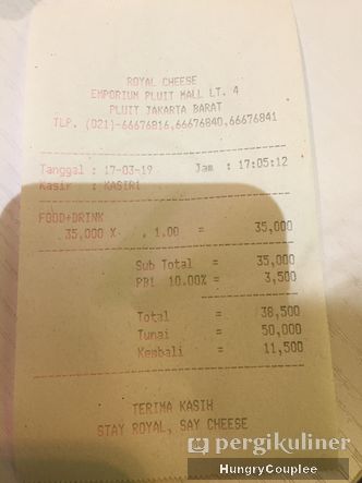 Foto Menu di Royal Cheese