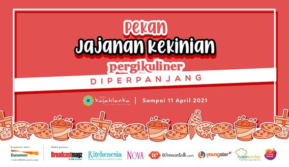 Tenant Pekan Jajanan Kekinian PergiKuliner di Jakarta