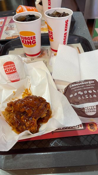 Foto Makanan di Burger King