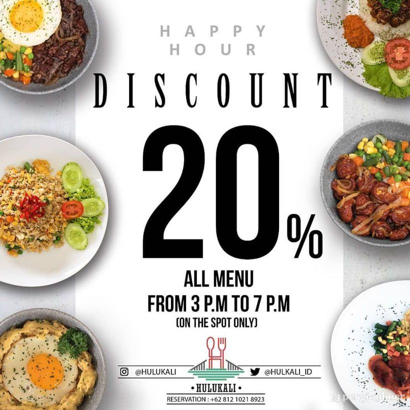 20% - Happy Hour Promo di HULUKALI