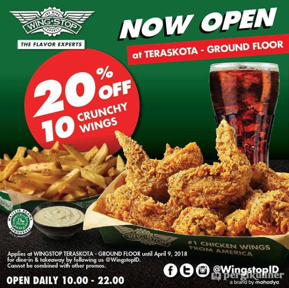 20% - Grand Opening Promo di Wingstop
