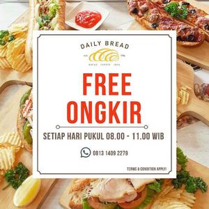 #dukungresto #kompilasi #bebasongkir di Daily Bread Bakery Cafe