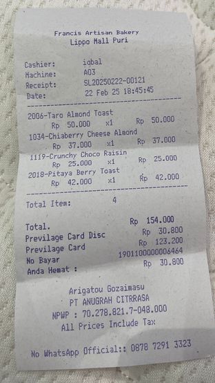 Foto review Francis Artisan Bakery oleh FoodieTravelDiary23 PL 2