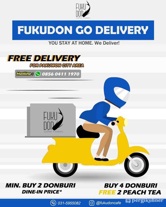 #dukungresto #kompilasi #bebasongkir di Fukudon Coffee N Eatery