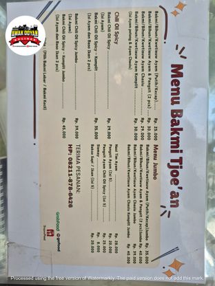 Foto 1 - Makanan di Bakmie Tjoe'an oleh awakmutukangmakan