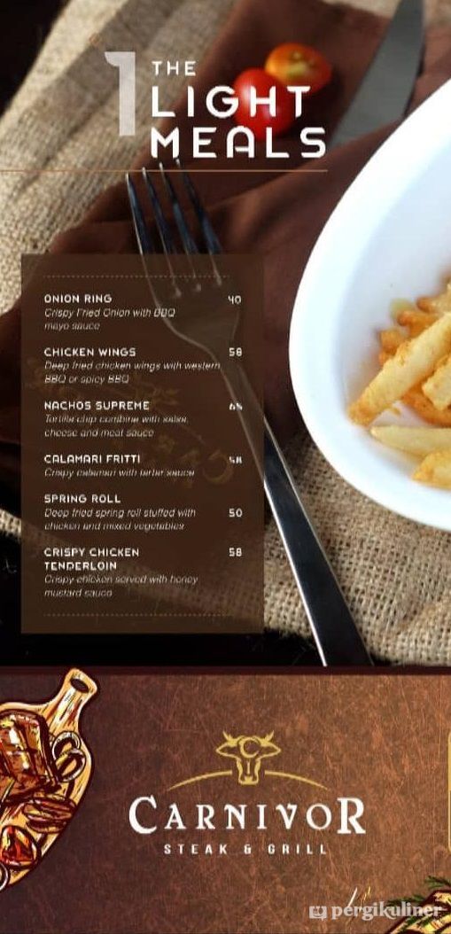 Selalu Diperbarui Menu Carnivor Steak Grill Gubeng Surabaya