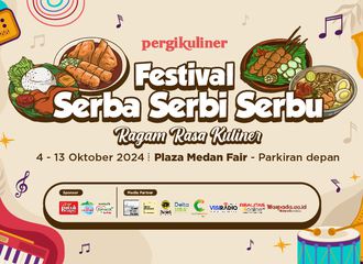 Serba Serbi Serbu Jajanan Kekinian di PergiKuliner Festival - Plaza Medan Fair
