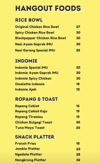Foto Makanan di imu