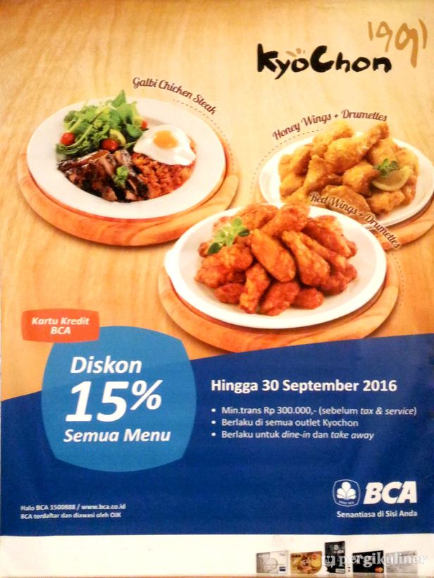 15% - Kartu Kredit BCA di Kyochon