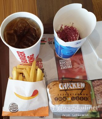 Foto Makanan di Burger King