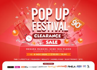 Diskon Akhir Tahun Besar - Besaran Di Pop Up Festival Clearance Sale - Menara Mandiri