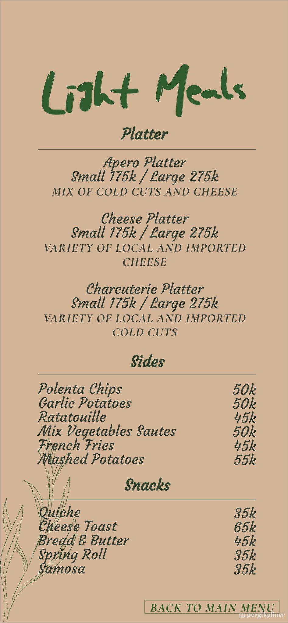 Selalu diperbarui! Menu Apero Coffee and Co, Merdeka, Bandung