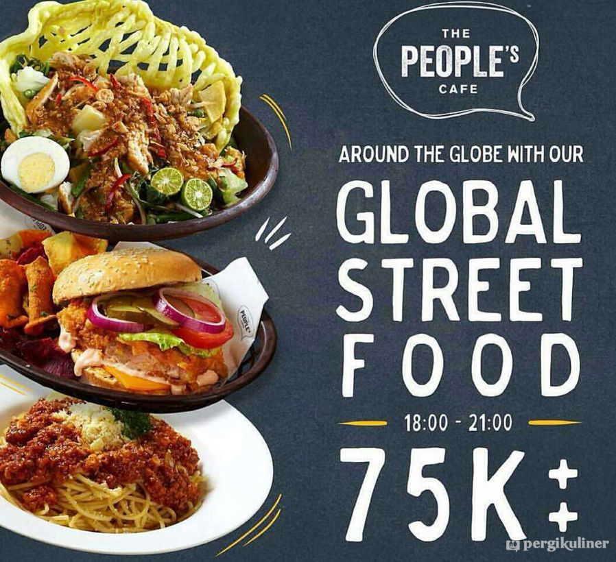 Happy Hour! Global Street Food Only 89rb, NET di The People's Cafe