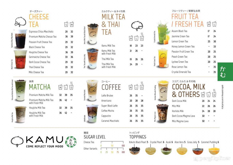 Selalu Diperbarui Menu Kamu Tea Cakung