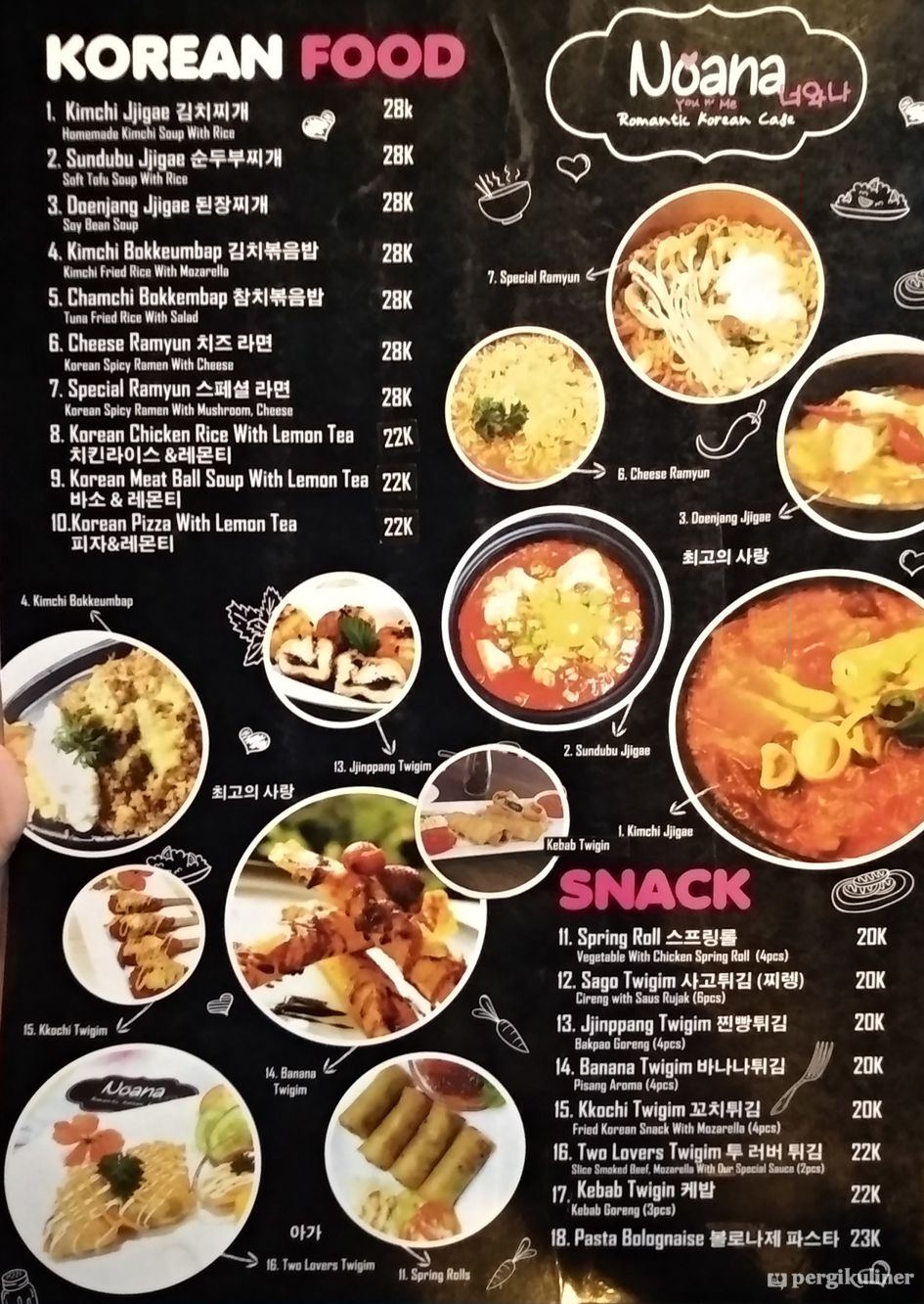 Selalu Diperbarui Menu Noana Cafe Bogor Tengah Bogor