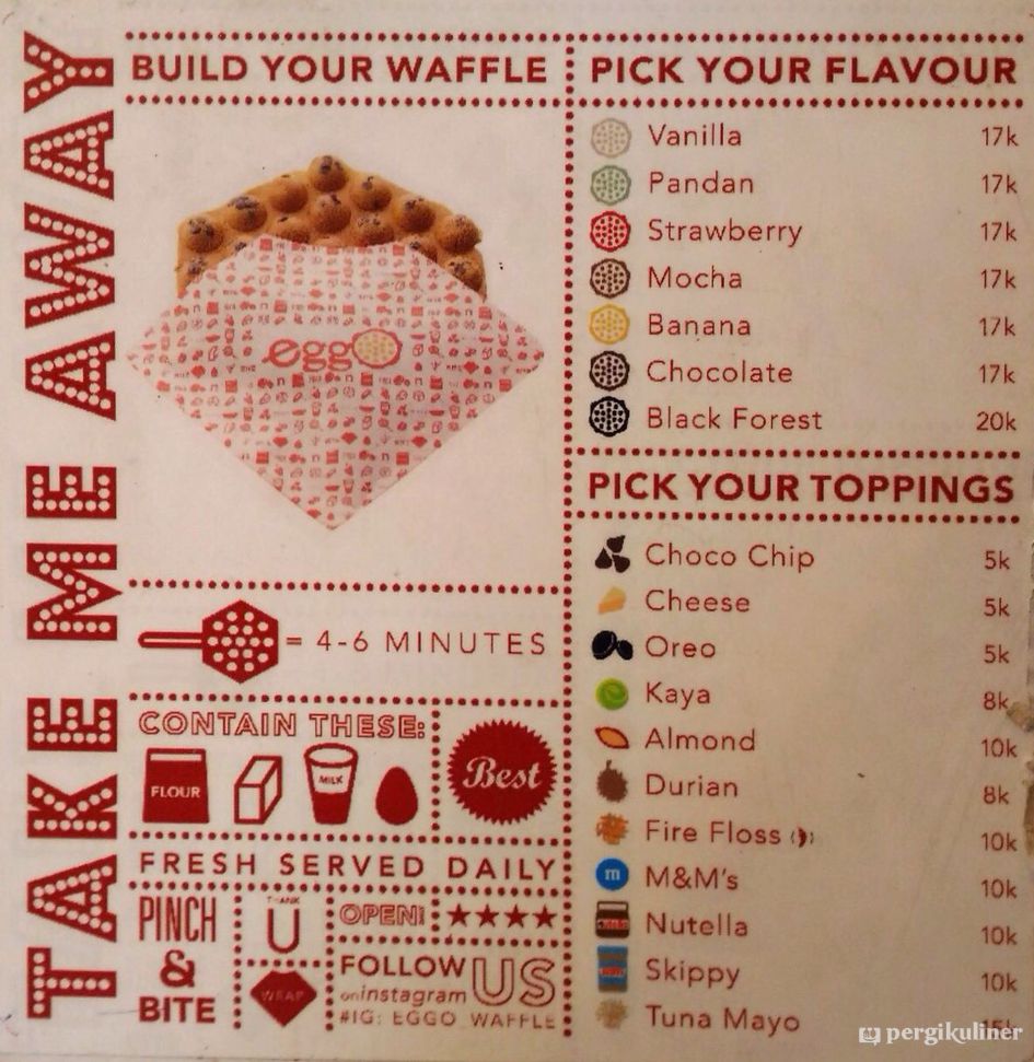 Selalu Diperbarui Menu Eggo Waffle Pantai Indah Kapuk