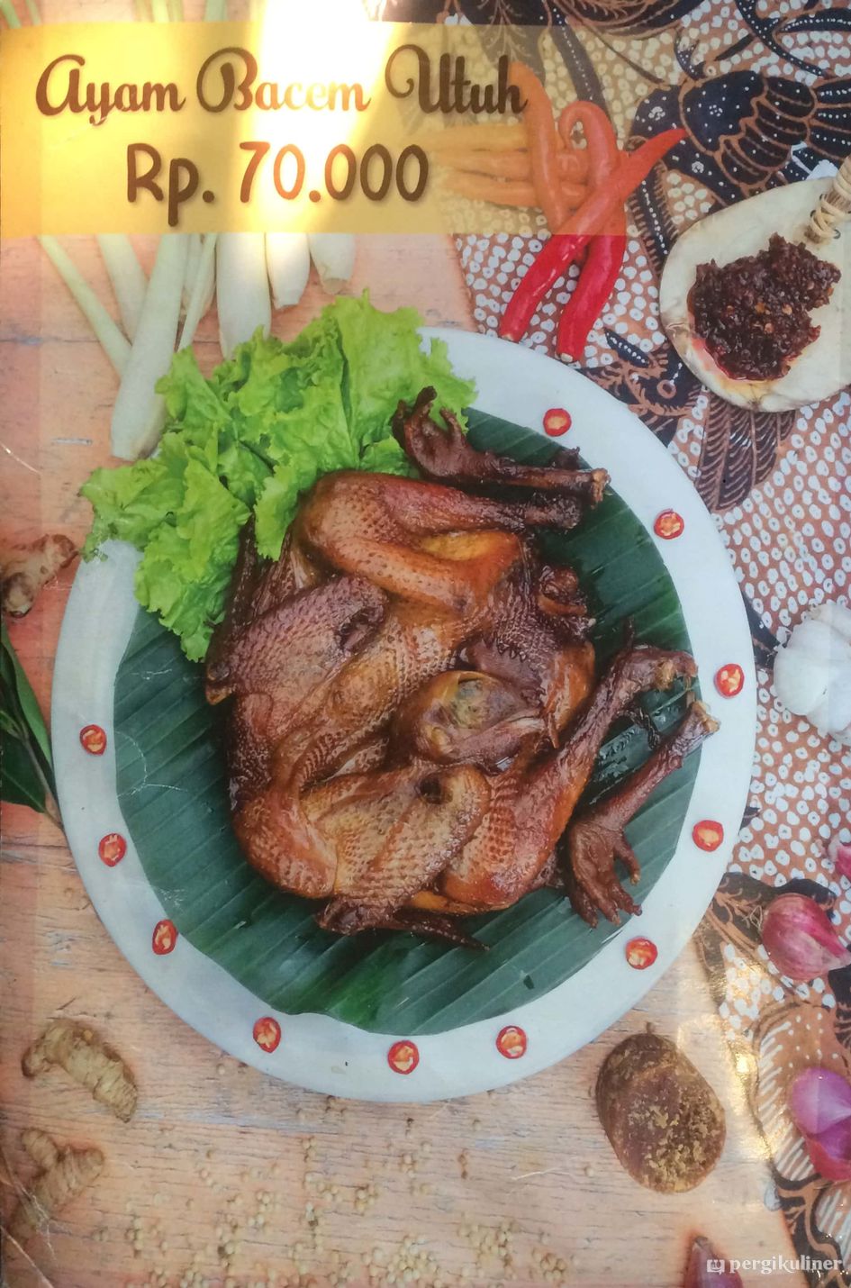 Selalu Diperbarui Menu Ayam Goreng Bacem Mbok Sum Bogor Tengah Bogor