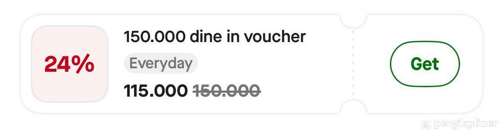 Voucher Diskon 24% GoDineIn di Kappa Sushi
